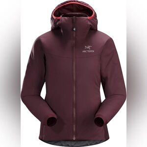 ARC’TERYX Atom LT Hoody Jacket Women’s Medium Crimson/Burgundy